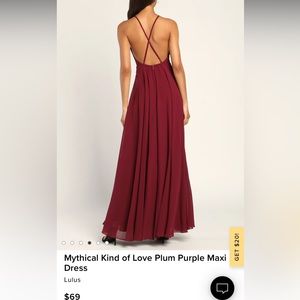 Lulus formal dress - Mythical Kind of Love Plum Purple Maxi Dress